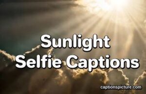 Sunlight Selfie Captions